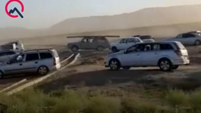 Yollar bağlandı, Bakıdan belə çıxdılar - VİDEO