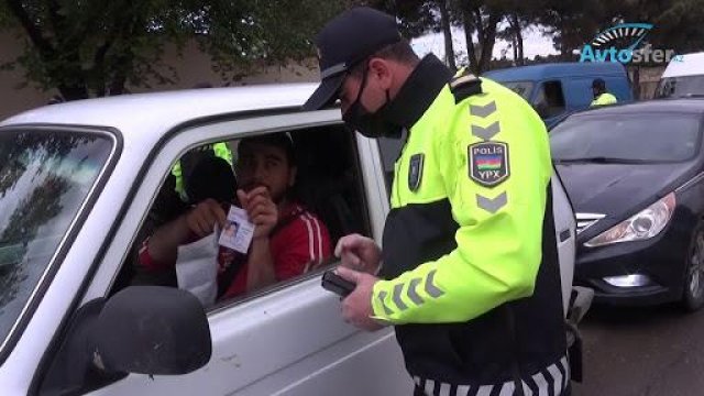 Maşında tək olan sürücü maska taxmadığına görə cərimələnə bilər? - RƏSMİ
