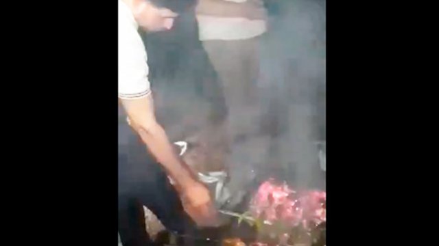 Parkda kabab çəkənlər cərimələndi (FOTO)