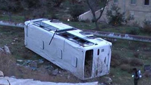Azərbaycanda sərnişin avtobusu aşıb - ölən və yaralananlar varxa0xa0