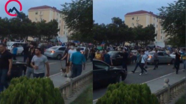 Sumqayıtda Polad Həşimova görə yürüş keçirildi - VİDEO