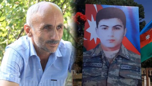Mənə qismət olmayan şəhidlik zirvəsinə oğlum yüksəldi - Şəhid atası (VİDEO)