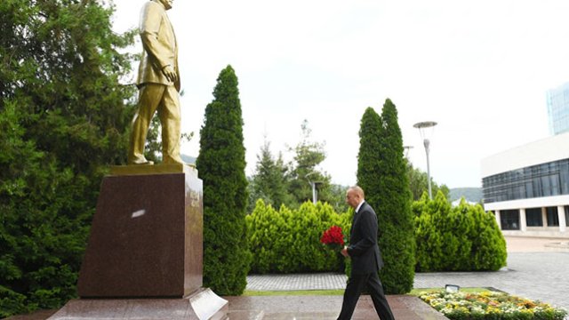 İlham Əliyev Qəbələdə... - FOTO (Yenilənib)