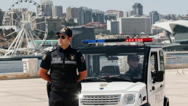 Bakıda bu polislər elektromobillə xidmət aparacaq - FOTO