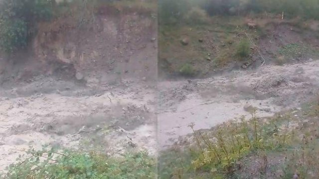 İsmayıllıda sel yolları dağıtdı, Lahıca giriş bağlandı - VİDEO