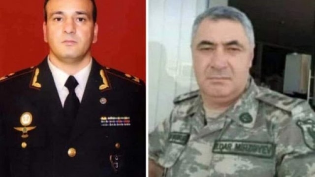 Şəhid generalla polkovnikin məzar daşı hazırdır - FOTO