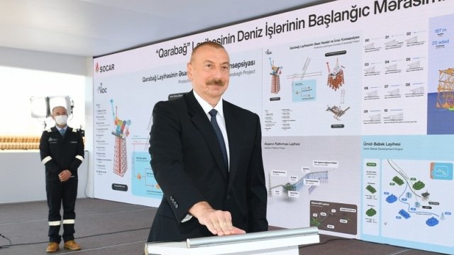 Prezident açılışda: Bu gün biz vaxtilə tərk edilmiş “Qarabağ” yatağına qayıdırıq - FOTO (Yenilənib)