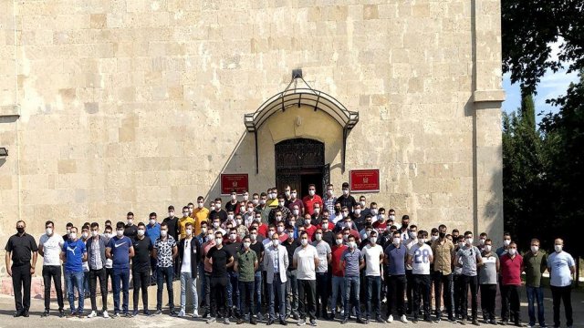 Türkiyəli hərbçilər Bakıda gəzintidə (FOTO)