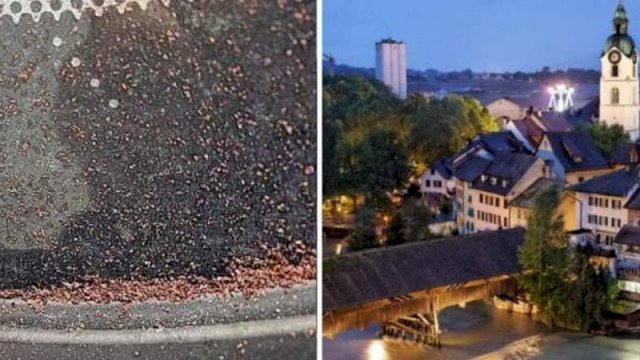Şəhərdə şokolad yağdı, avtomobillər bu hala düşdü - FOTO