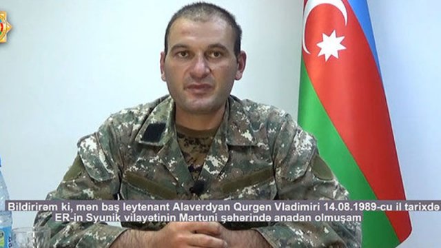 Tutulan erməni komandir danışdı - VİDEO