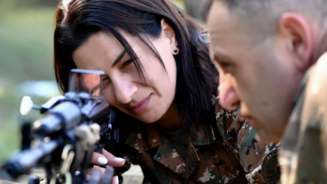 Paşinyanın xanımından Azərbaycana qarşı daha bir təxribat - FOTO