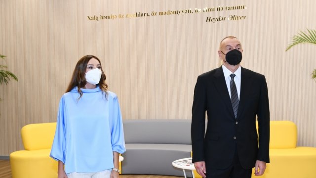 Prezident və xanımı açılışda - FOTO (Yenilənib)