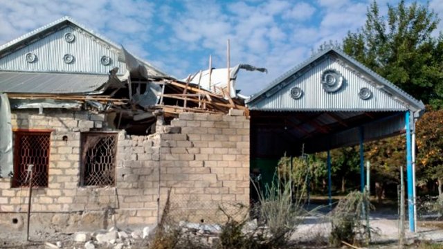 Tərtərdə mərmi yaşayış evinə düşdü, qadın həlak oldu