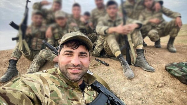 Ermənilər cəbhəyə gedən Kamil Zeynallını hədəf aldı - FOTO