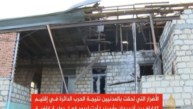 Ermənistanın Tərtərdə mülki obyektləri atəşə tutması “Əl-Cəzirə”nin gözü ilə - FOTO