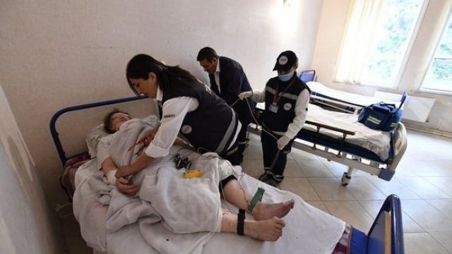 Gəncədə yaşayan erməni qadın da ağır yaralanıb - FOTO