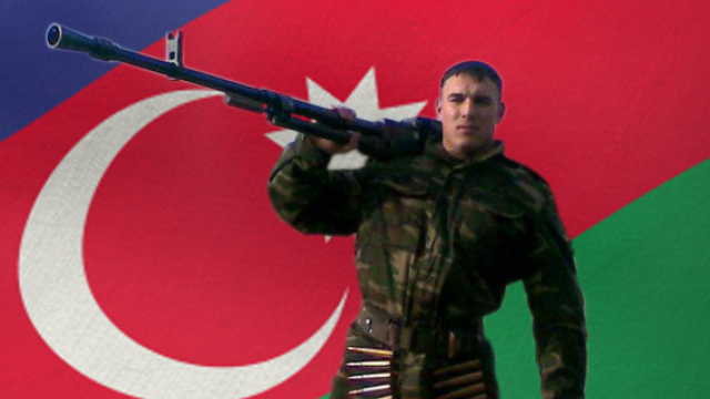 Mübariz İbrahimovun düşmən qüvvəsini məhv etdiyi posta Azərbaycan Bayrağı SANCILDI - FOTO