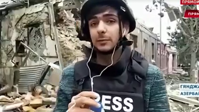 “Təkcə bir raketlə bütün küçə dağılıb” - “Rossiya 1” Gəncədə (VİDEO)