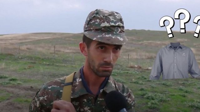 Erməni əsgərinin acınacaqlı durumu - VİDEO