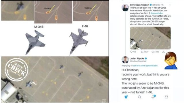 Ermənilərin F-16 yalanı ifşa olundu - FOTOFAKT