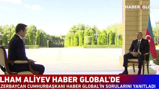 İlham Əliyev Türkiyənin “Haber Global” telekanalına müsahibə verdi - VİDEO