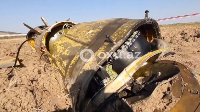 Yaşayış məntəqələrimizi hədəf alan düşmən raketi məhv edildi - VİDEO