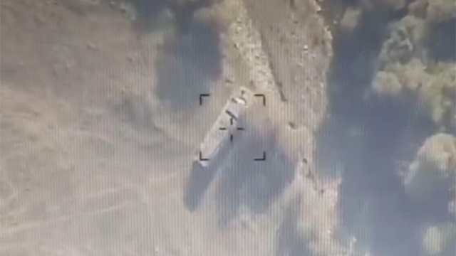 Ermənilərin “Smerch” texnikasının vurulma anı - VİDEO