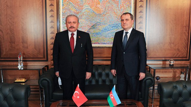 Ceyhun Bayramov Mustafa Şəntopla görüşdü - Yenilənib