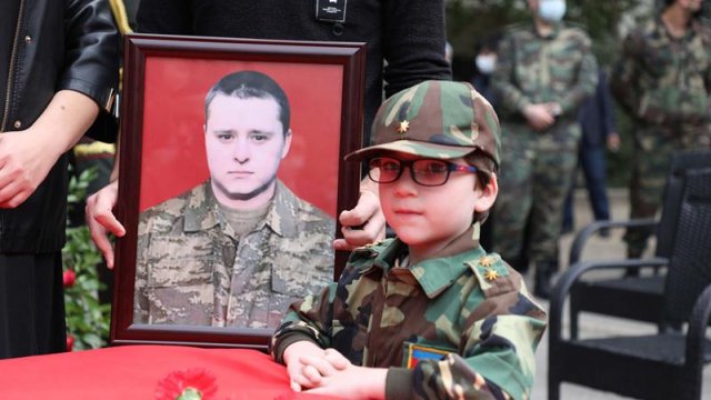 Ordumuzun şəhidi Dmitri Solnsevlə vida mərasimi keçirildi
