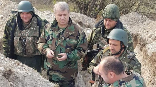 Erməni general və onu müşayiət edən iki hərbçi məhv edildi - FOTO