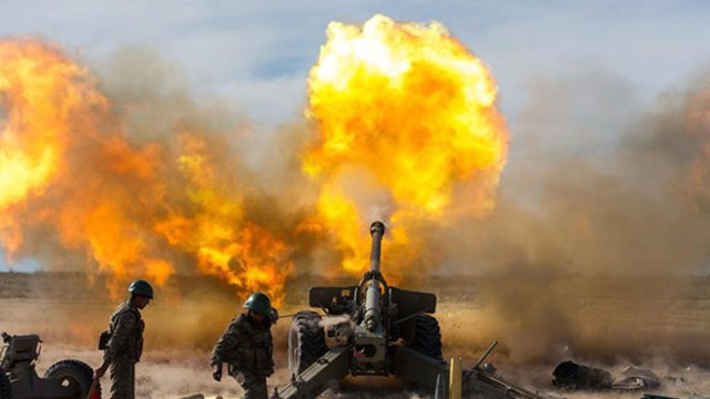 Düşmənin atəş nöqtəsi və şəxsi heyəti məhv edildi - VİDEO