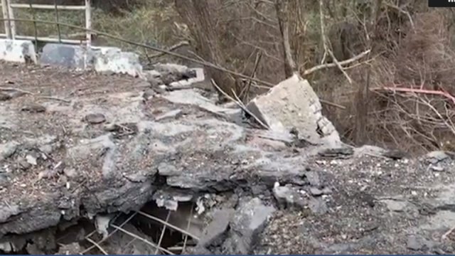 Dağılmış Laçın körpüsü - VİDEO