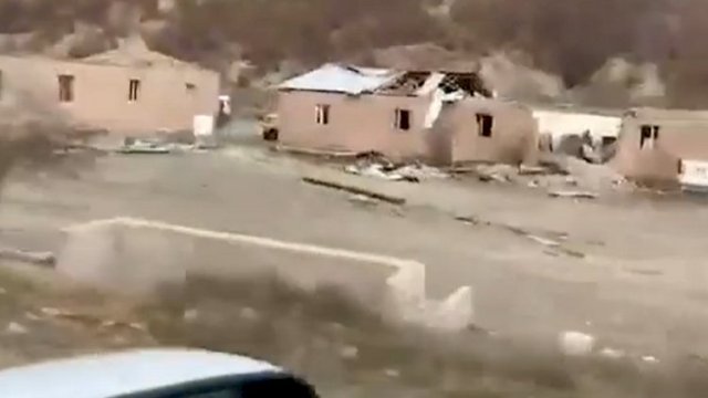 Ermənilər Kəlbəcərdə hərbi hissələrini dağıtdı - VİDEO