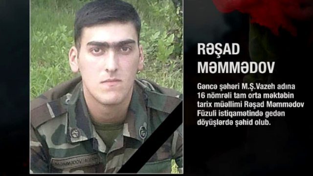 Gənc müəllim şəhid oldu - FOTO