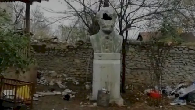 Ermənilər Bülbülün ev muzeyini də viran qoyub - VİDEO