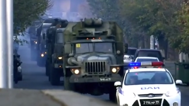 Sülhməramlılardan ibarət növbəti karvan Qarabağa yola düşdü - VİDEO