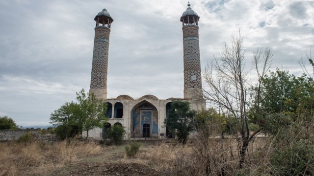 Ağdamın peykdən görüntüsü - FOTO