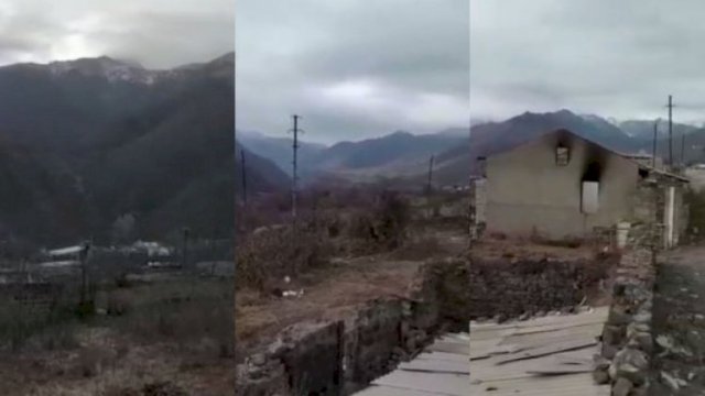 Ermənilərin viran qoyduğu Kəlbəcər - Yeni video
