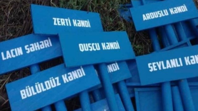 Laçının yol nişanları hazırlandıxa0