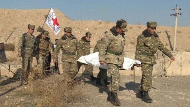 Hadrutda ölmüş 19 erməni əsgərinin cəsədi ailələrinə təhvil verilib