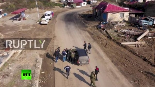Laçın dəhlizində hərəkət başladı - VİDEO