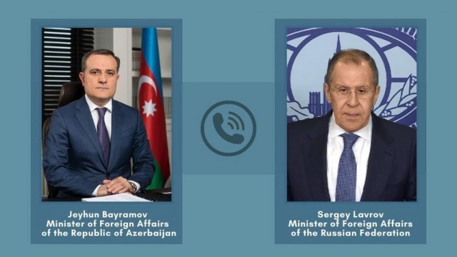 Azərbaycan və Rusiya XİN başçıları Qarabağ bəyanatını müzakirə etdi