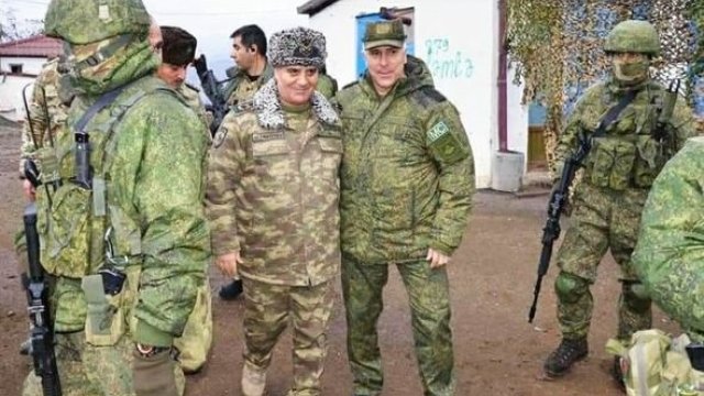 DTX rəisi Qarabağdakı Rusiya sülhməramlılarının rəhbəri ilə görüşdü - FOTO