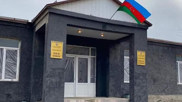 Kəlbəcər Polis Şöbəsinin binası - FOTO