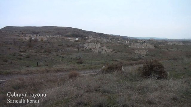 Cəbrayılın işğaldan azad edilmiş Sarıcalı kəndi - VİDEO