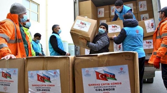 Türkiyə Azərbaycana humanitar yardım göndərdi
