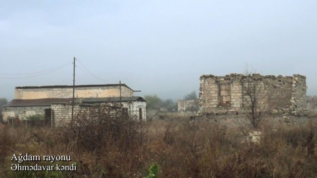 Ağdam rayonunun Əhmədavar kəndi - VİDEO