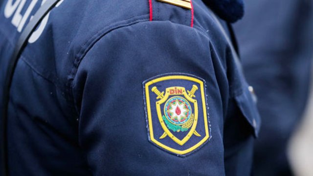 Polis əməkdaşına zor tətbiq edən şəxs saxlanıldı