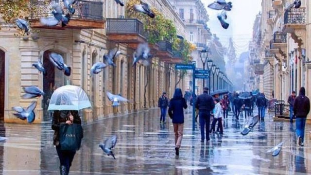 Sabah Bakıda yağış yağacaq