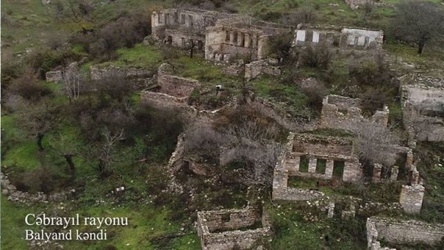 Cəbrayıl rayonunun Balyand kəndindən görüntülər - VİDEO